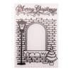 Merry Christmas Background Embossing Folder for Making Floral DIY Plastic Scrapbooking Photo Album Card Paper Craft Decoration