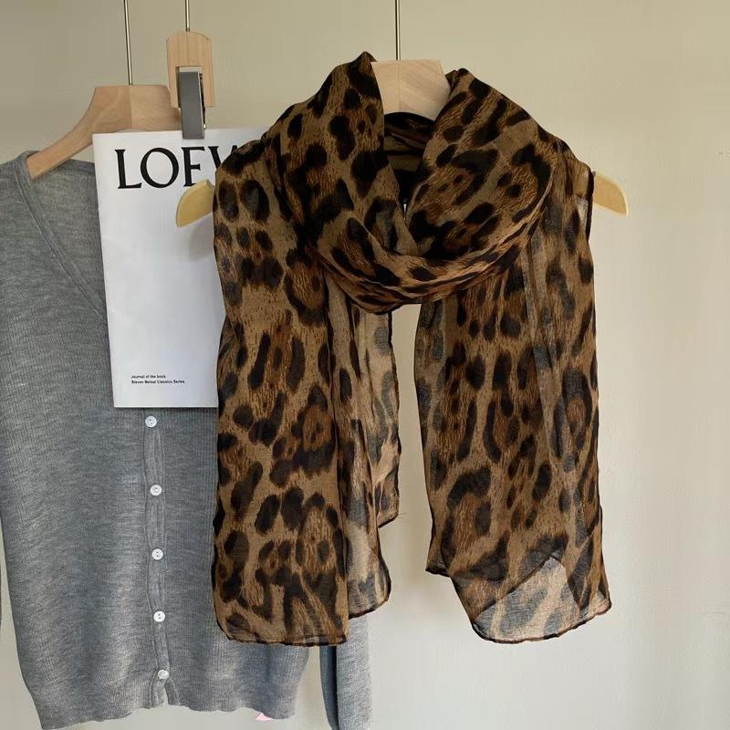 Maillard Long Silk Scarf Versatile Accessory For Women Decorative Trendy Headband Hair Tie Waist Belt