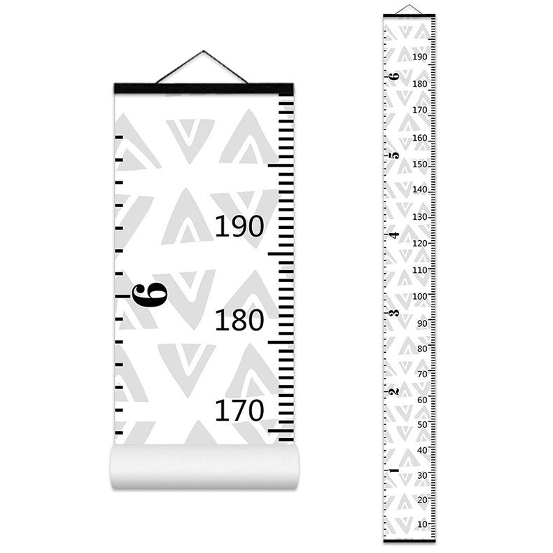Nordic Style Children's Height Chart - Decorative Wall Hanging Measuring Sticker