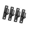 Set of 1/2/4 Wall Mount Gate Hinges Construction for Outdoor Fence Door Portable Sturdy Design with 5/8Inch Hinges Pin