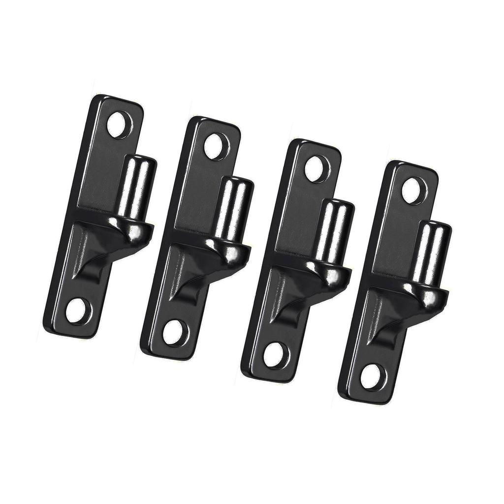 Set of 1/2/4 Wall Mount Gate Hinges Construction for Outdoor Fence Door Portable Sturdy Design with 5/8Inch Hinges Pin