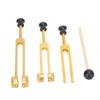 Aluminum Alloy Tuning Fork Set 128 256 512Hz Portable Tuning Fork Healing Instrument for Home Clinical