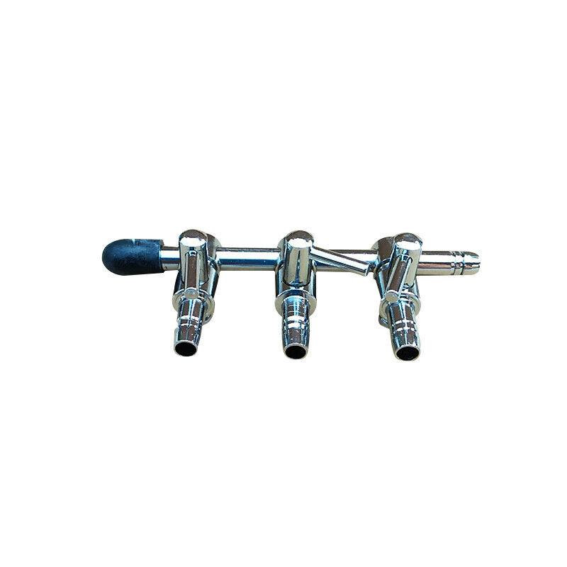 Manifold Air Line Tubing Metal Gang Valve Tool for Air Pump Air Regulation #LAC Manifold Air Line Tubing Metal Gang Valve Tool for Air Pump Air Regulation #LAC