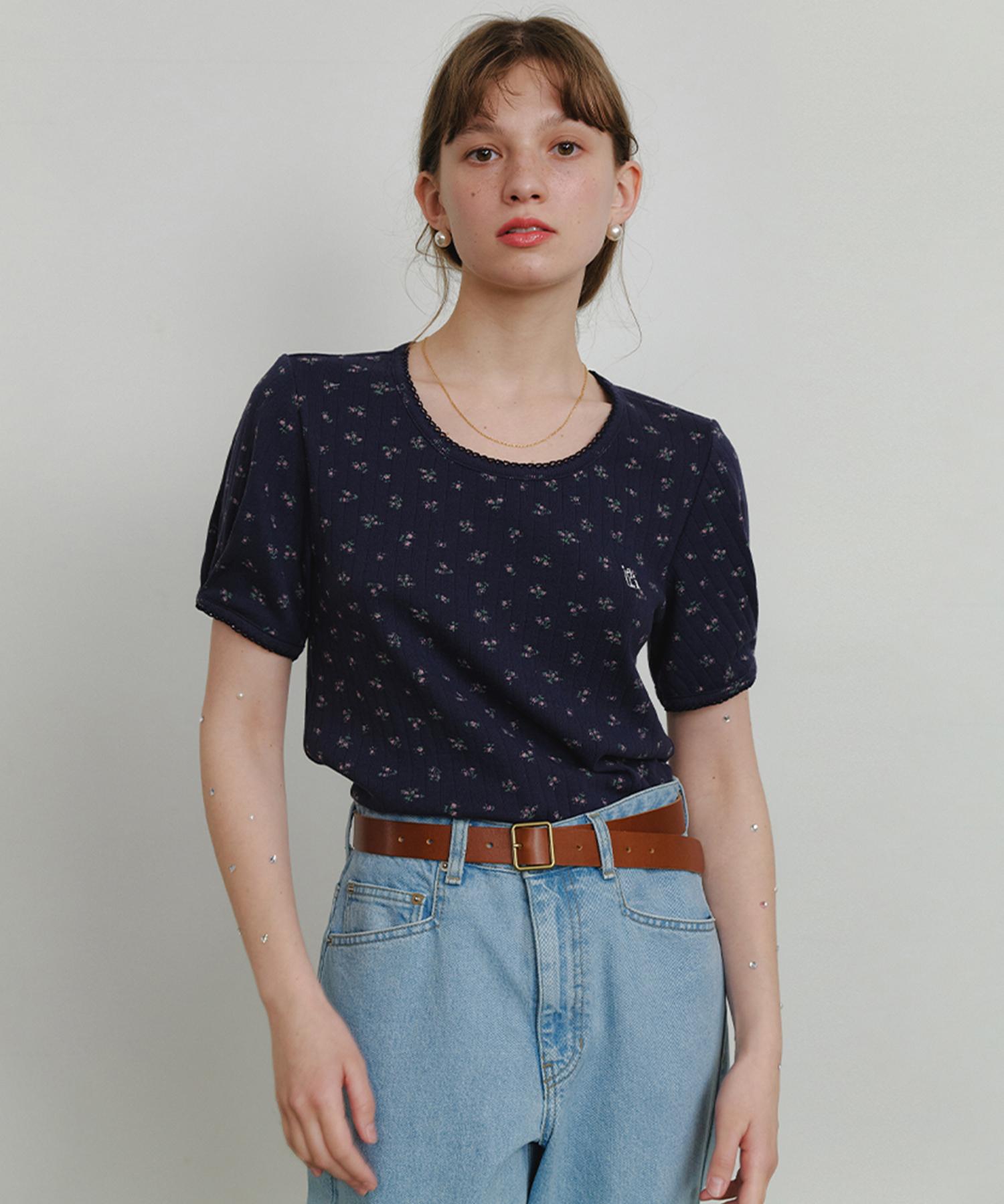I Ulai Molly Garden Tea Navy Ivory/Free