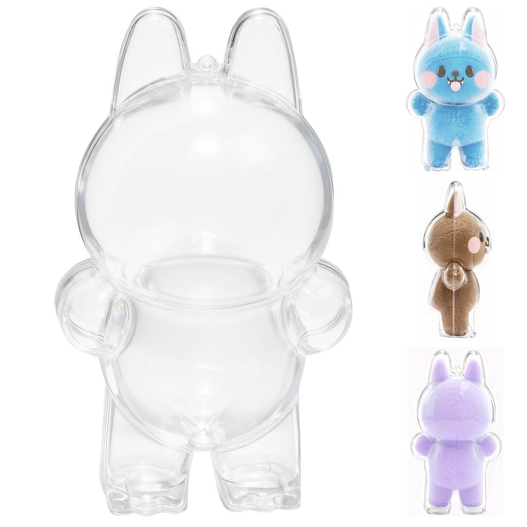 LABUBU Clear Case, Clear Cover, Fits LABUBU In Standing and Sitting Positions, Convenient Storage and Protection, Thin and Lightweight Acrylic