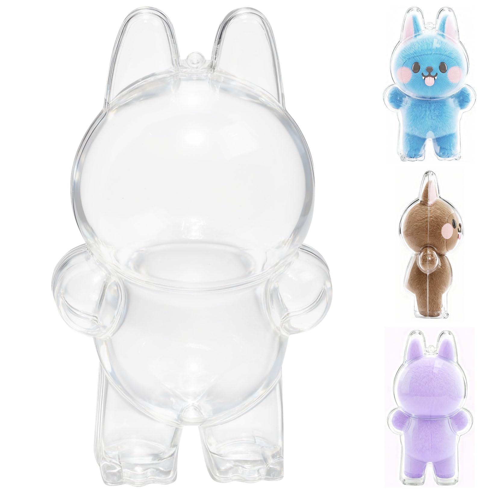 

Прозрачный чехол LABUBU, Прозрачная крышка, Подходит для LABUBU в стоячем и сидячем положениях, Удобное хранение и защита, Тонкий и легкий акрил