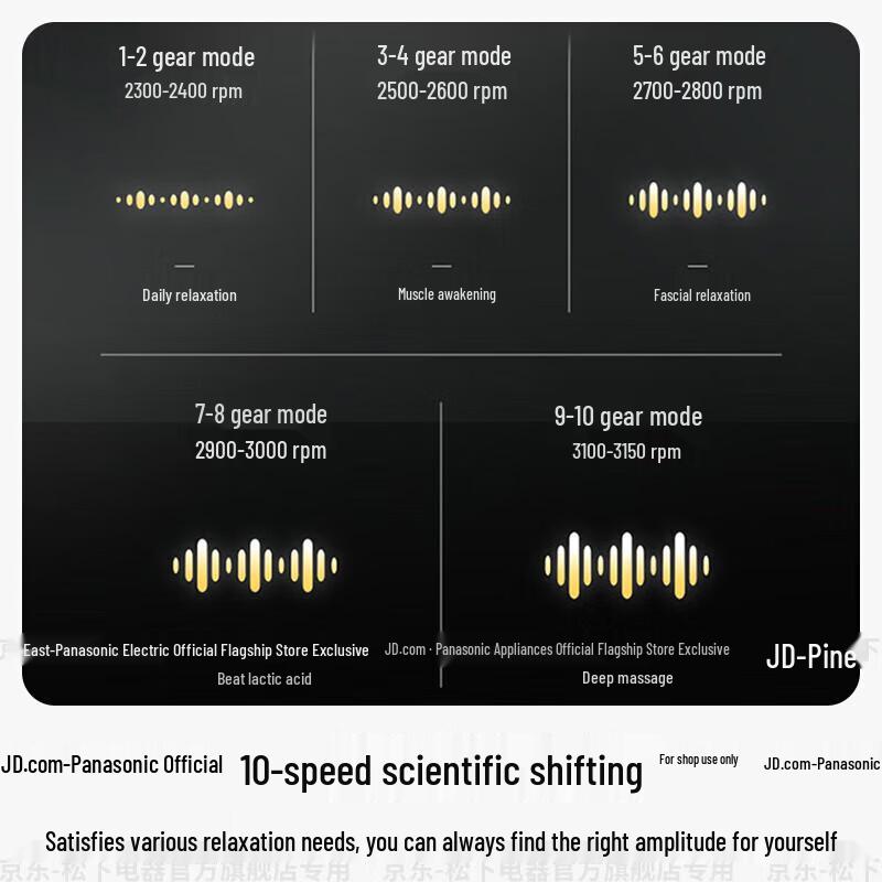 Panasonic Portable Fascia Massage Gun