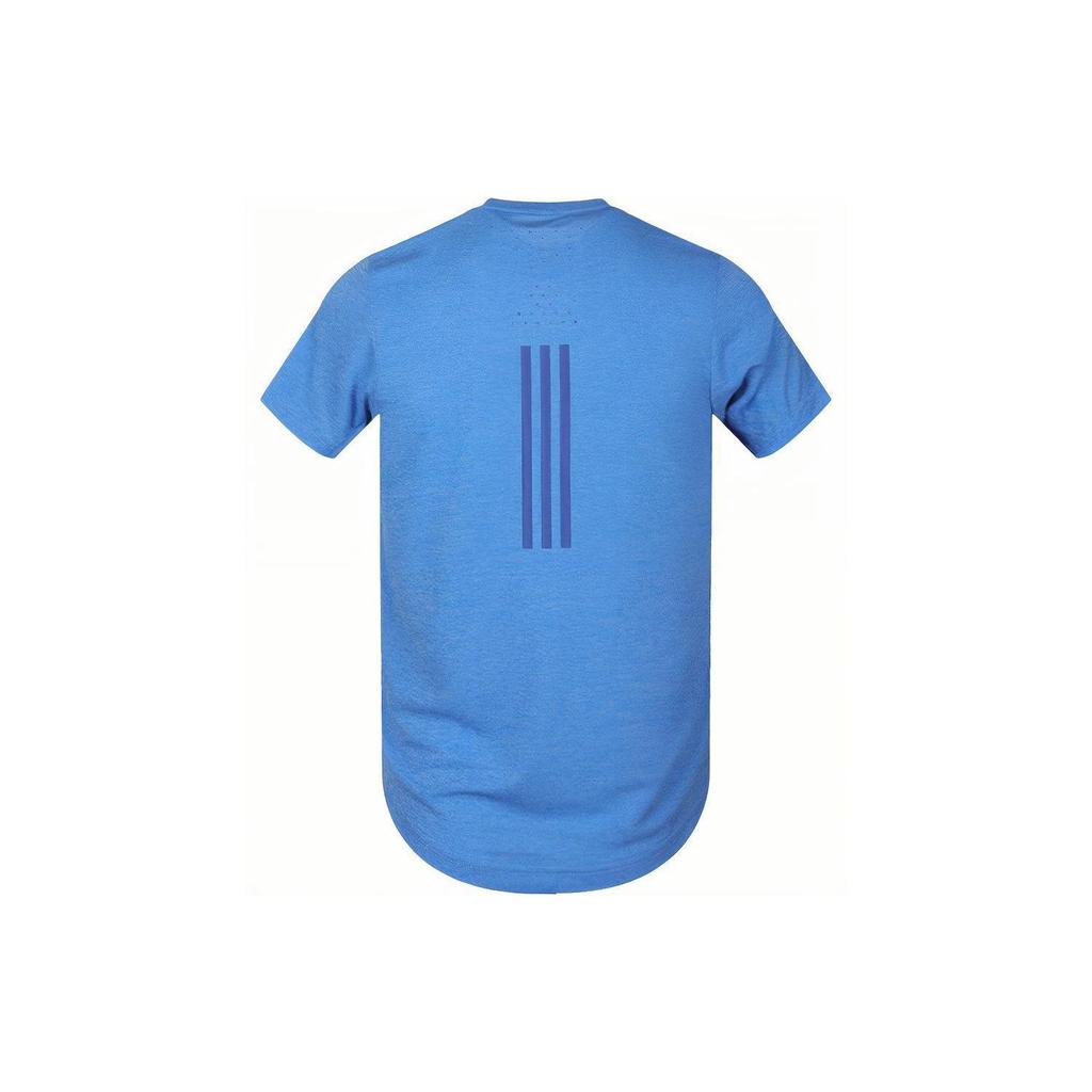 Adidas Chill Training Short Sleeve T-Shirt Men Tops Blue FL8582