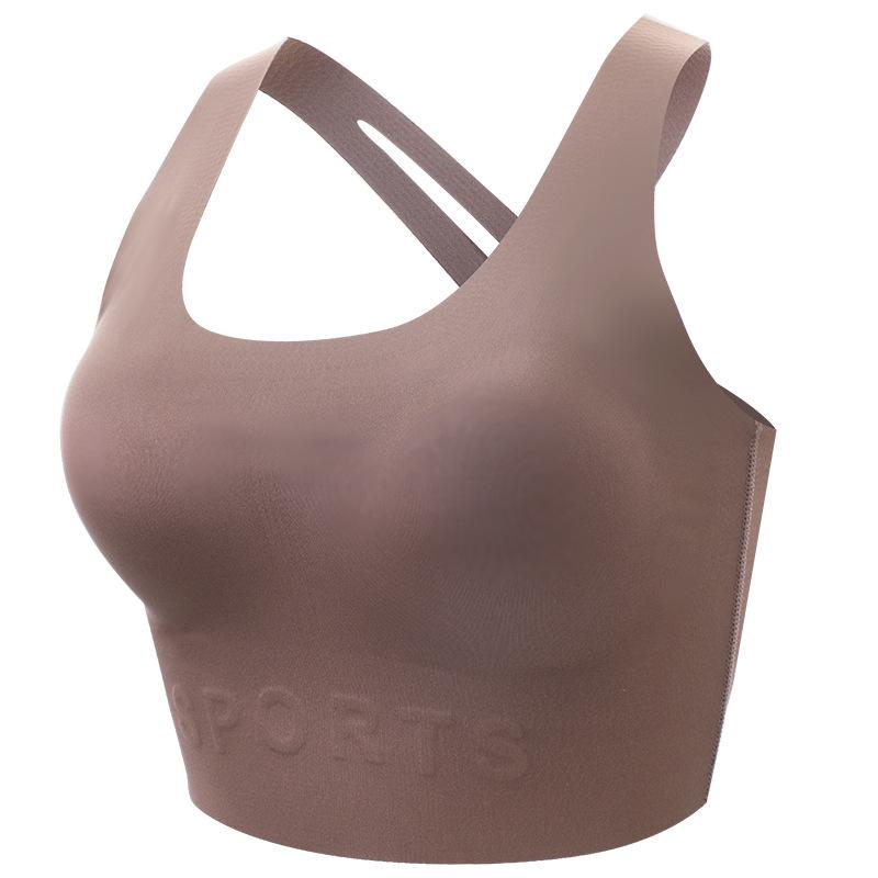 Comfortable underwear women gather seamless hollow beautiful back opaque invisible seamless anti-sagging bra thin