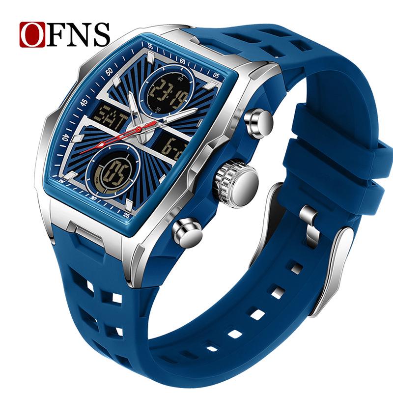 Sanda Barrel-Shaped Sports Watch: Multifunctional, Luminous, Waterproof, with Alarm Clock – Perfect for Junior and Senior High School Students