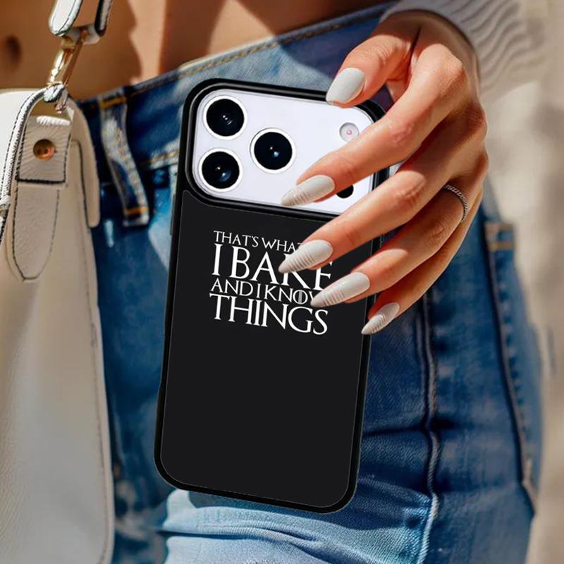 Baking because punching people is frowned upon Phone Case For iPhone 17 Air 14 15 13 12 Max Cover For Apple 16e 11 Pro Max Plus