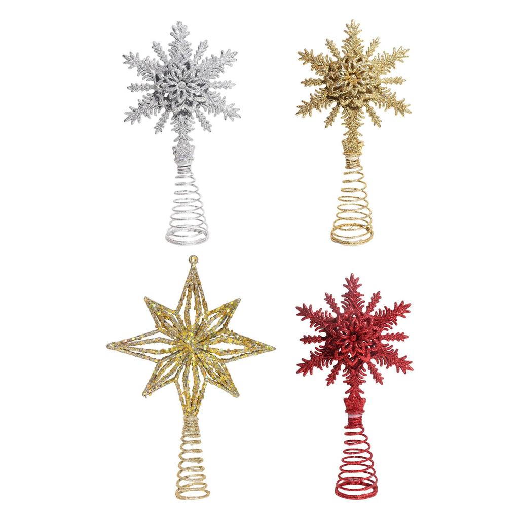 Tree Topper Gift ,Creative, Hollow Design, Christmas Decoration ,Decorative Ornament for Party Office Shop Holiday Decor Holiday