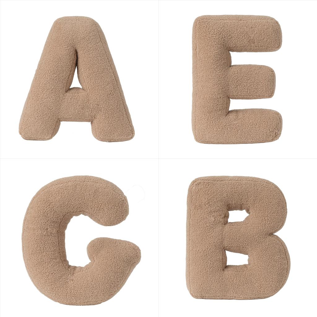 Modern Simple Abc Alphabet Childrens Pillow With Pp Cotton Filling For Nap Time