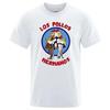LOS POLLOS Hermanos Funny Printed T-Shirt Men Cotton Casual Short Sleeves Summer Men Breathable Tshirt Chicken Brothers Tees Top