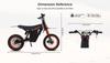 2026 nuova Y01 Moto Elettrica Picco 3000W Batteria 48V 30Ah Velocità Massima 55km/h Impermeabile 14-12Pollici Bicicletta Elettrica Ebike