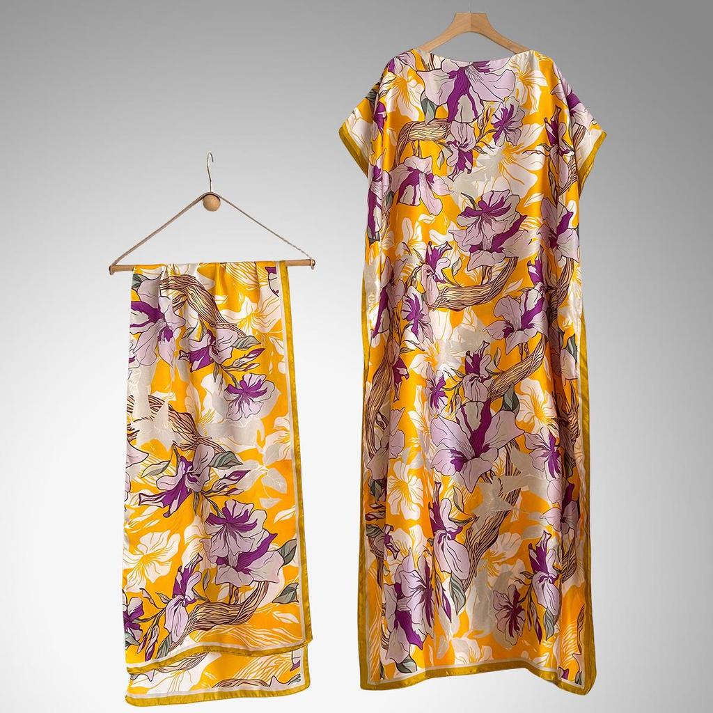 Middle Eastern Style Loose Long Dress Abaya for Women