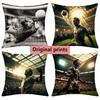 Soccer Stadium Fan Celebrate Goal Throw Pillow Covers Pattern Cushion Cover Suitable For Sofa Bedroom Car Pillow Cover