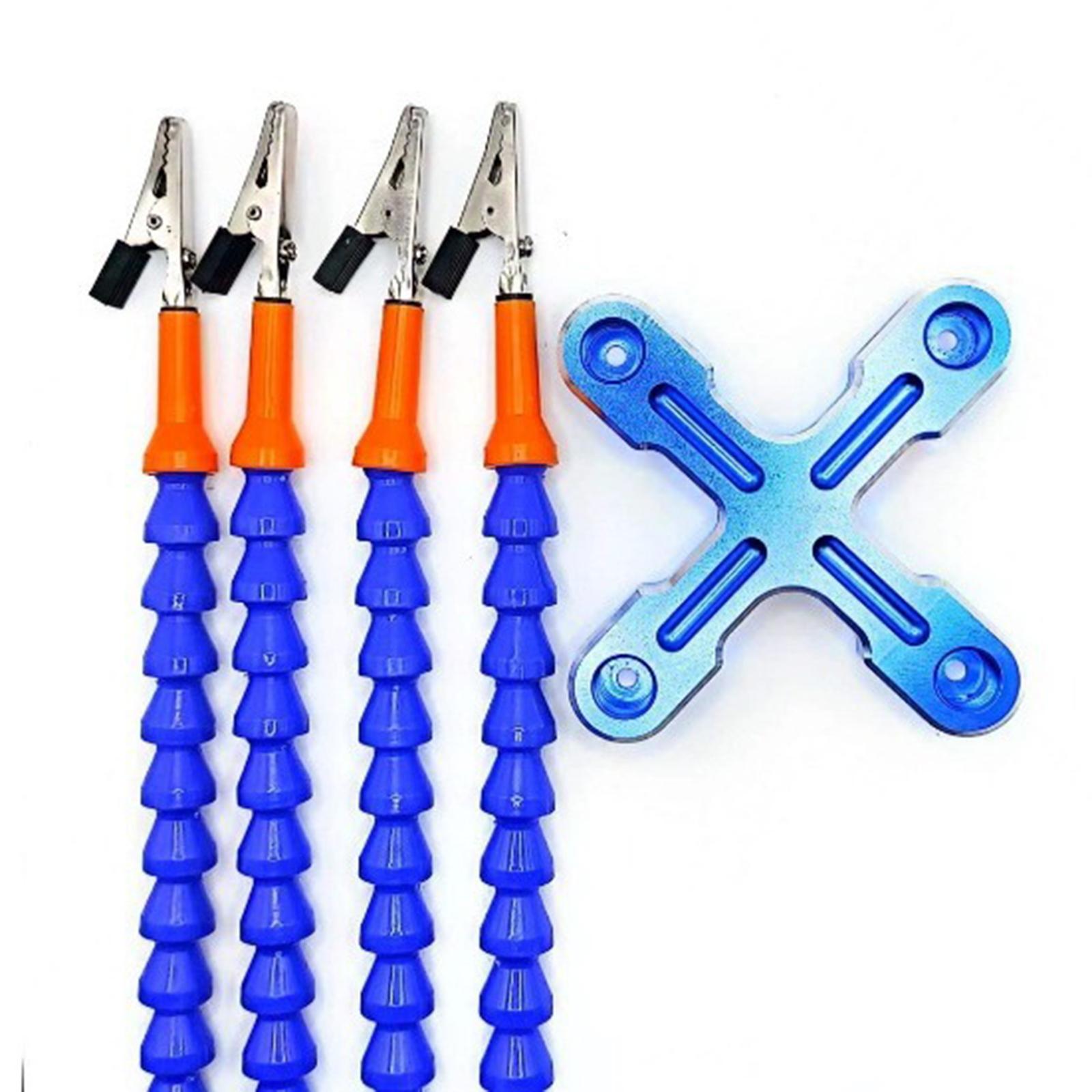 

Гибкая паяльная станция, инструмент «Третья рука» с 4 вспомогательными руками и зажимами для электроники, гибкая стойка, рука помощи 3