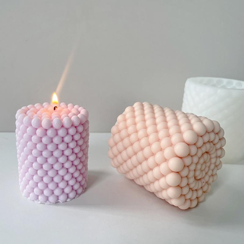 Bubble Candle Mold Non-stick Easy De-mold for DIY Candle Soap Mousse Cake Chocolate Plaster Epoxy Resin Casting Molds