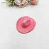 Mini Neon Glitter Cowboy Hat Hair Clip Glowing Disco Party Decoration Accessories 10 cm Holographic Party Disco Supplies