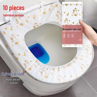 Engångs Vattentäta Toalettsitsöverdrag - 10-pack