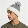 Winter versatile rough knitted with hairball knitted hat thickened warm couple wool hat unisex