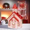 Ceramic Christmas Light Decoration for Village House