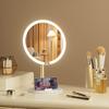 Smart LED Makeup Mirror with Phone Holder CN Plug (adapter Included)