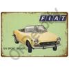FIAT Garage Bar Metallskylt, Bilmärke Väggdekor 20x30cm