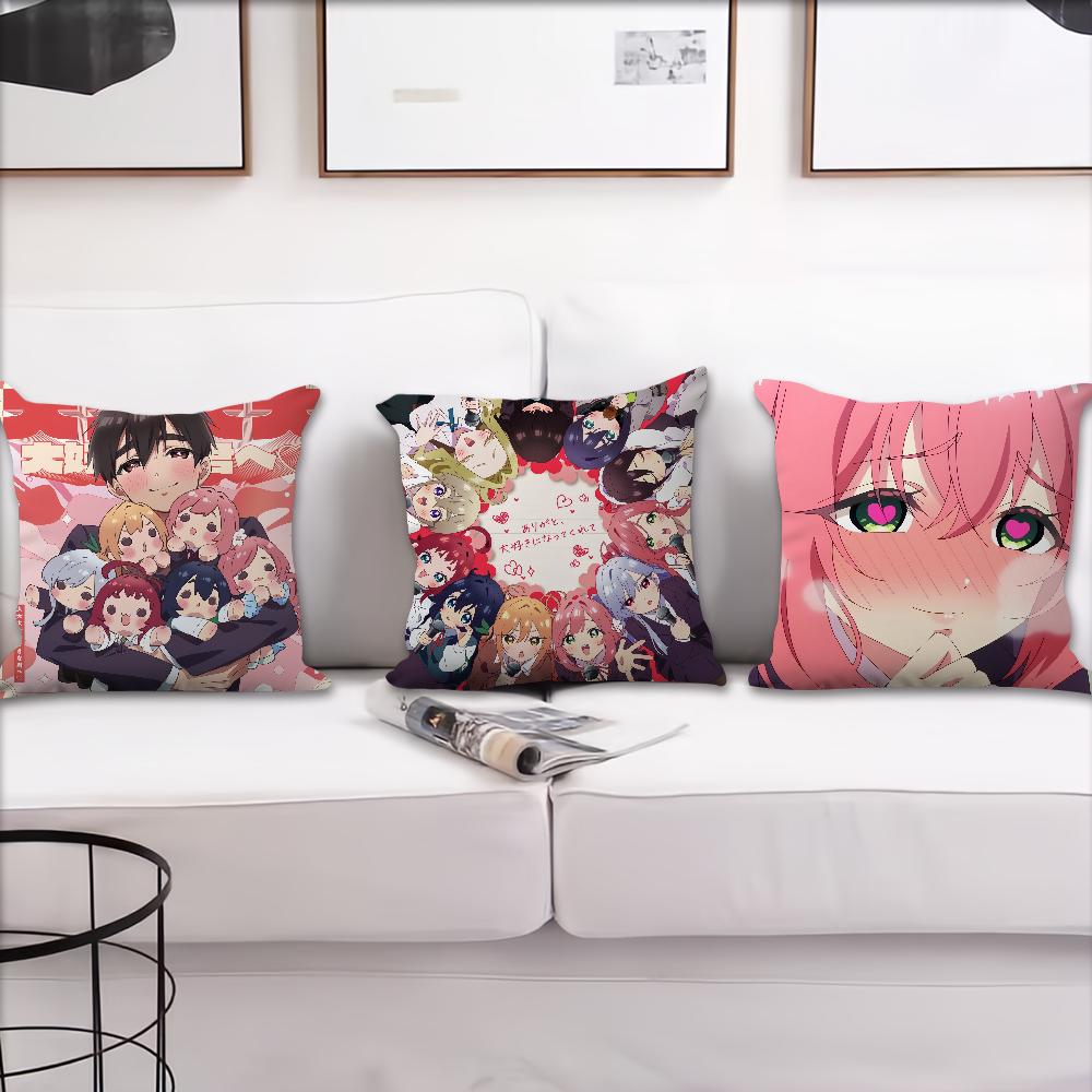 100 anime soft Comfortable Pillow Case The for Sofa Living H-Hanazono Room Girlfriends Home office Decor H-Hahari Protective Cov