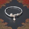 Ruyi bamboo open bracelet simple niche design high-end bracelet new Chinese style blessing bracelet light luxury