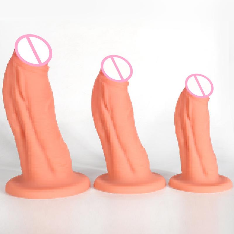 Super Soft And Super Large Liquid Silicone Dildo  Fake Penis Female Adult Toy Anal Dilator