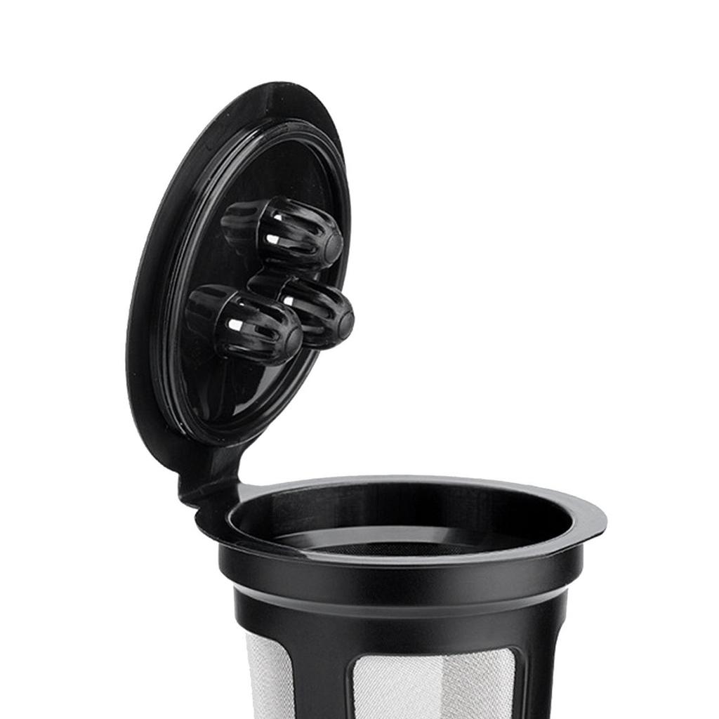 Reusable Coffee Filter Plastic 3 Hole Empty Capsule Replacement for Dual Brew Machine
