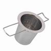 Loose lf t infuser, stainless steel mesh t infuser, metal cup strainer, foldable filter with lid for hanging on tpots, cups, cups