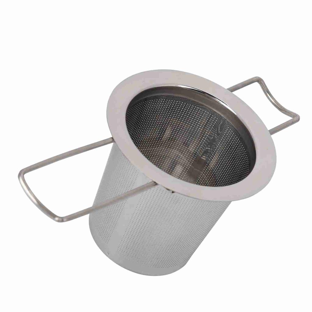 Loose lf t infuser, stainless steel mesh t infuser, metal cup strainer, foldable filter with lid for hanging on tpots, cups, cups