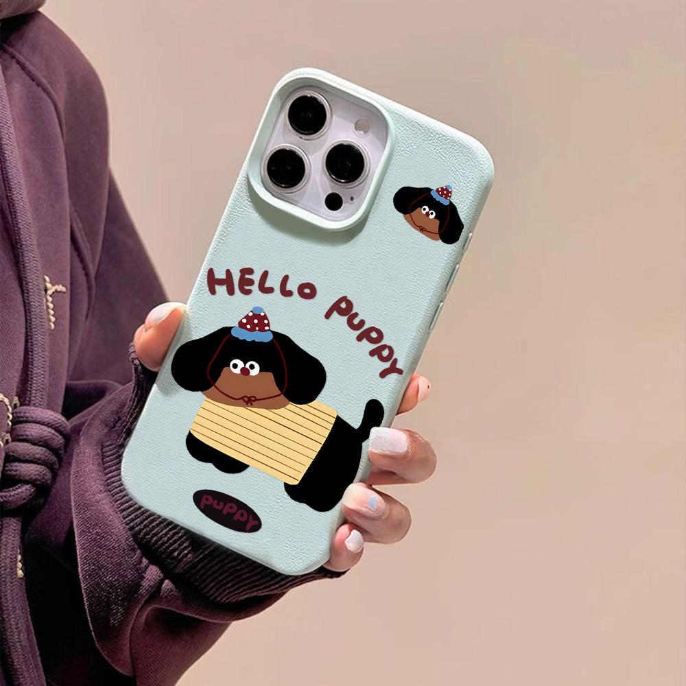 Husă pentru telefon pentru iPhone 11 13 XR XS Max Husă iPhone 12 14 15 16 Pro Max 12 Pro 15 Plus piele vopsită impermeabilă, rezistentă la cădere și la uzură.