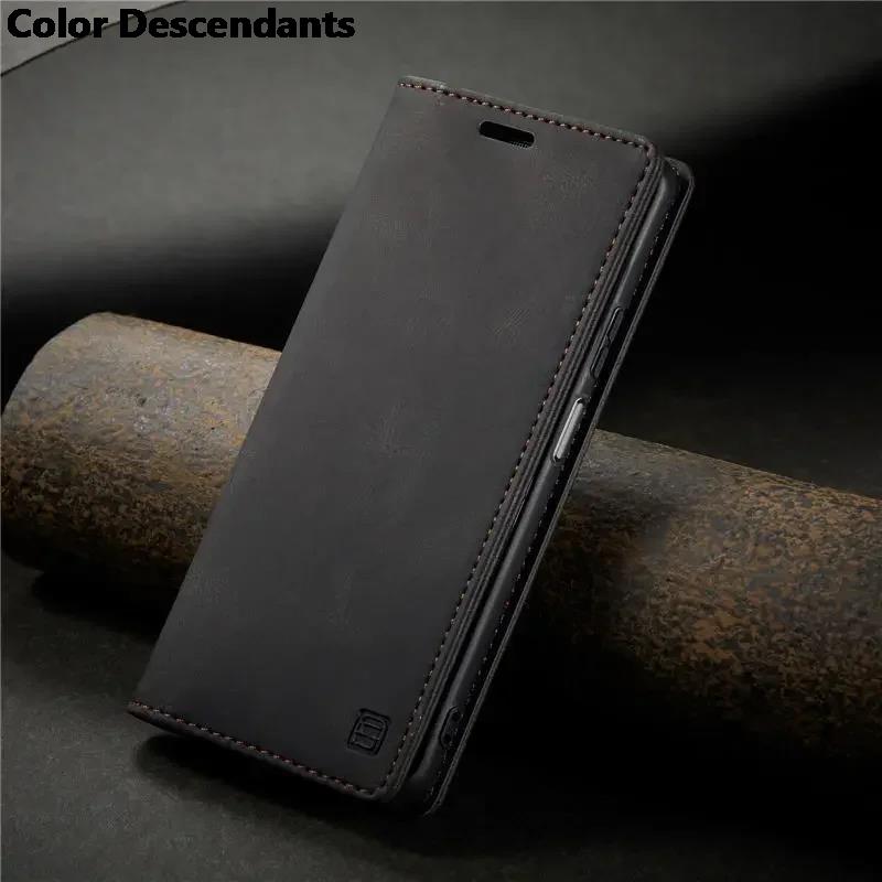 RFID Leather Flip Magnetic Cover For Samsung Galaxy A16 A15 A25 A35 A55 A14 A24 A34 A54 A 04 S A13 A23 A33 A53 A73 Wallet Case