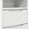 Nightstands (2 pcs) White 40 x 30 x 67 cm Engineered Wood