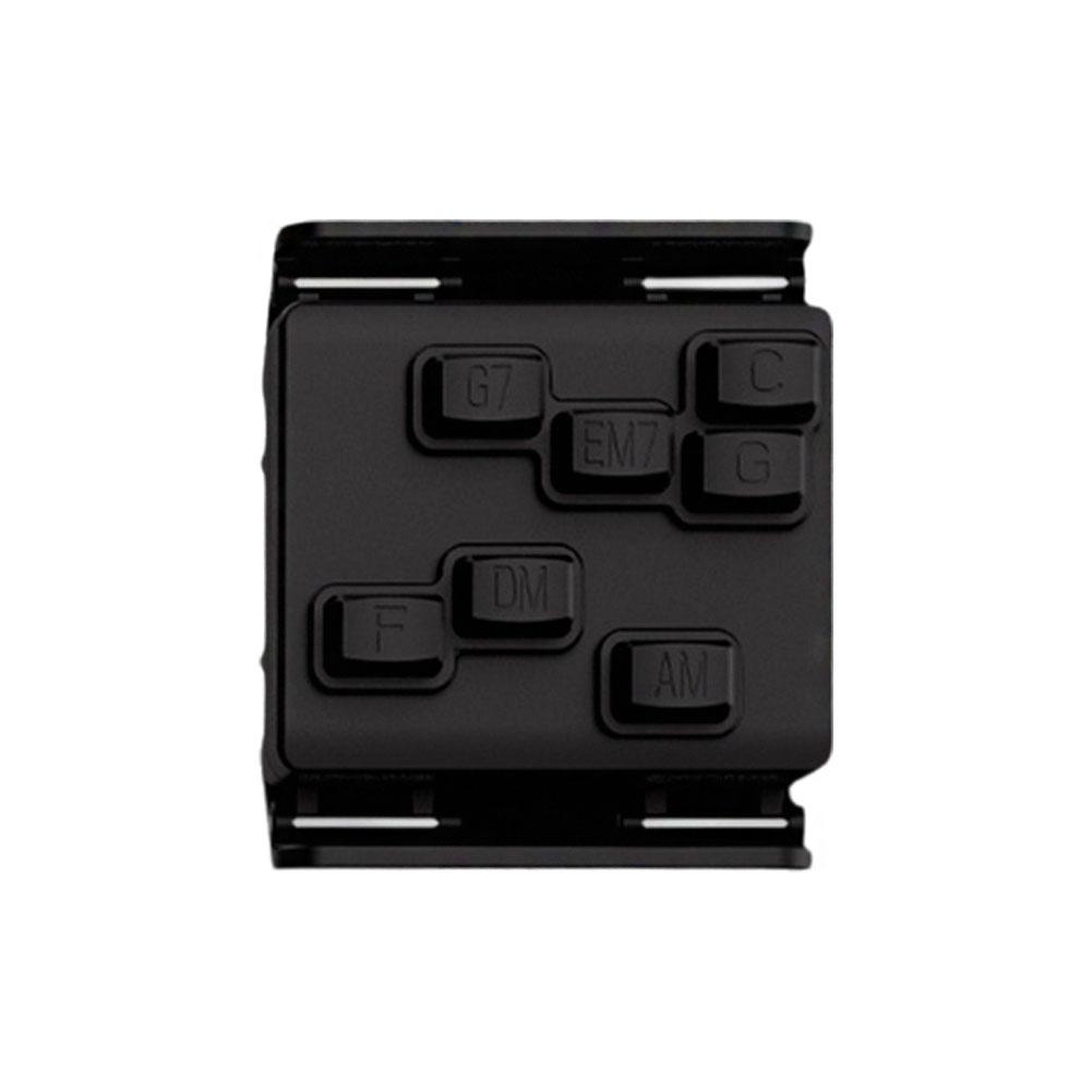

Тренажер для игры на укулеле с 7 кнопками, гитарный аккорд для укулеле с одной клавишей для начинающих P3Z9 Black-One size