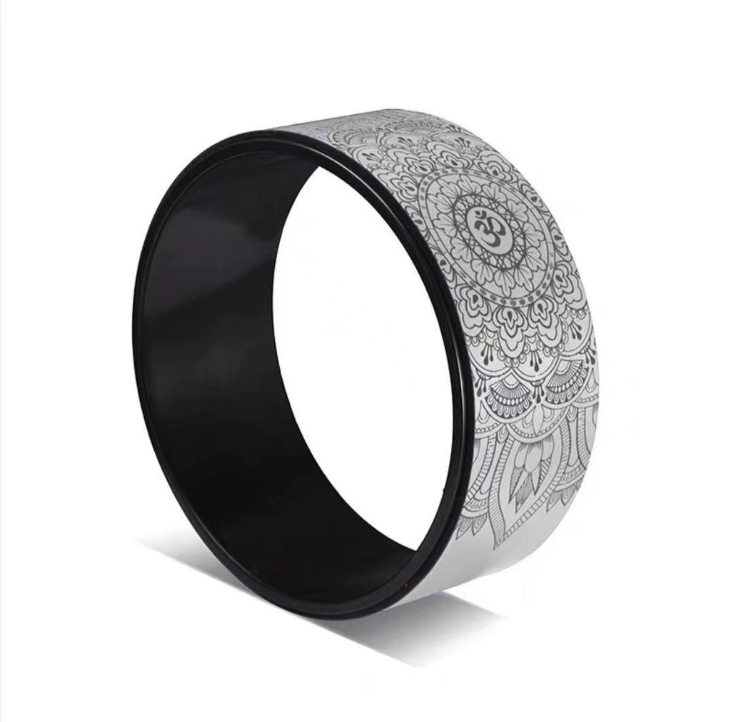 PU Cork Yoga Wheel for Shoulder Opening, Backbend, and Pilates Exercises