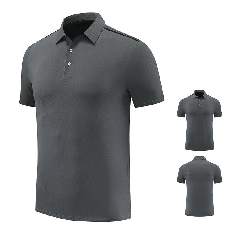 

Высококачественные мужские спортивные футболки, бесшовный прессованный прорезиненный воротник скрытой формы, легкая трикотажная ткань, влагоотводящая XXXL темно-серого