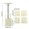 Kitchen Accessories Non-stick Plastic Moon Cake Mould Mooncake Tools Bean Cake Mold Mooncake Mold