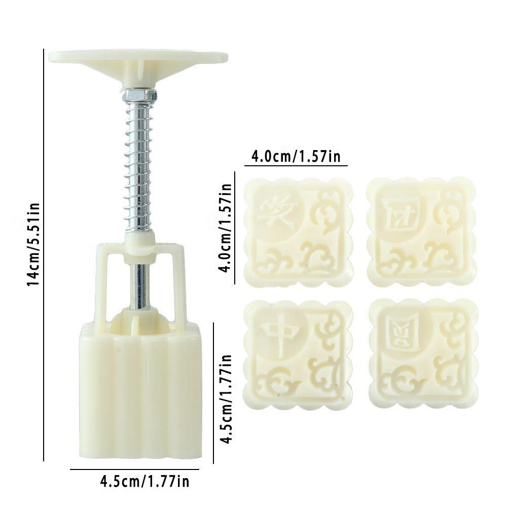 Kitchen Accessories Non-stick Plastic Moon Cake Mould Mooncake Tools Bean Cake Mold Mooncake Mold