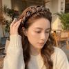 3Pcs/Set High-Volume Satin Bubble Hair Hoop Non-Slip Teeth Top Hairband Hairband Set  Facial Washing