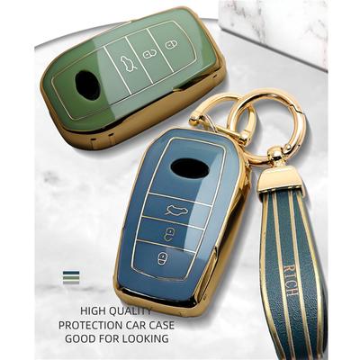 Luxurious Remote Key Case Cover For Toyota CHR Rav4 Auris Avensis Prius Aygo Camry Land Cruiser Prado Crown Fortuner