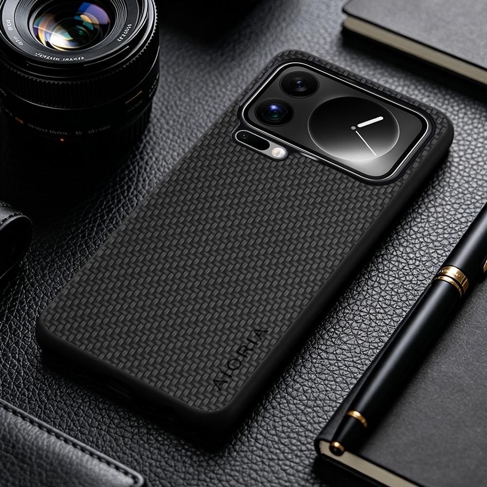 Phone Case: New Stylish Business Casual Phone Case for Xiaomi 17T Pro 17 Pro Max Ultra Faux Carbon Fiber Synthetic Leather Phone Cover