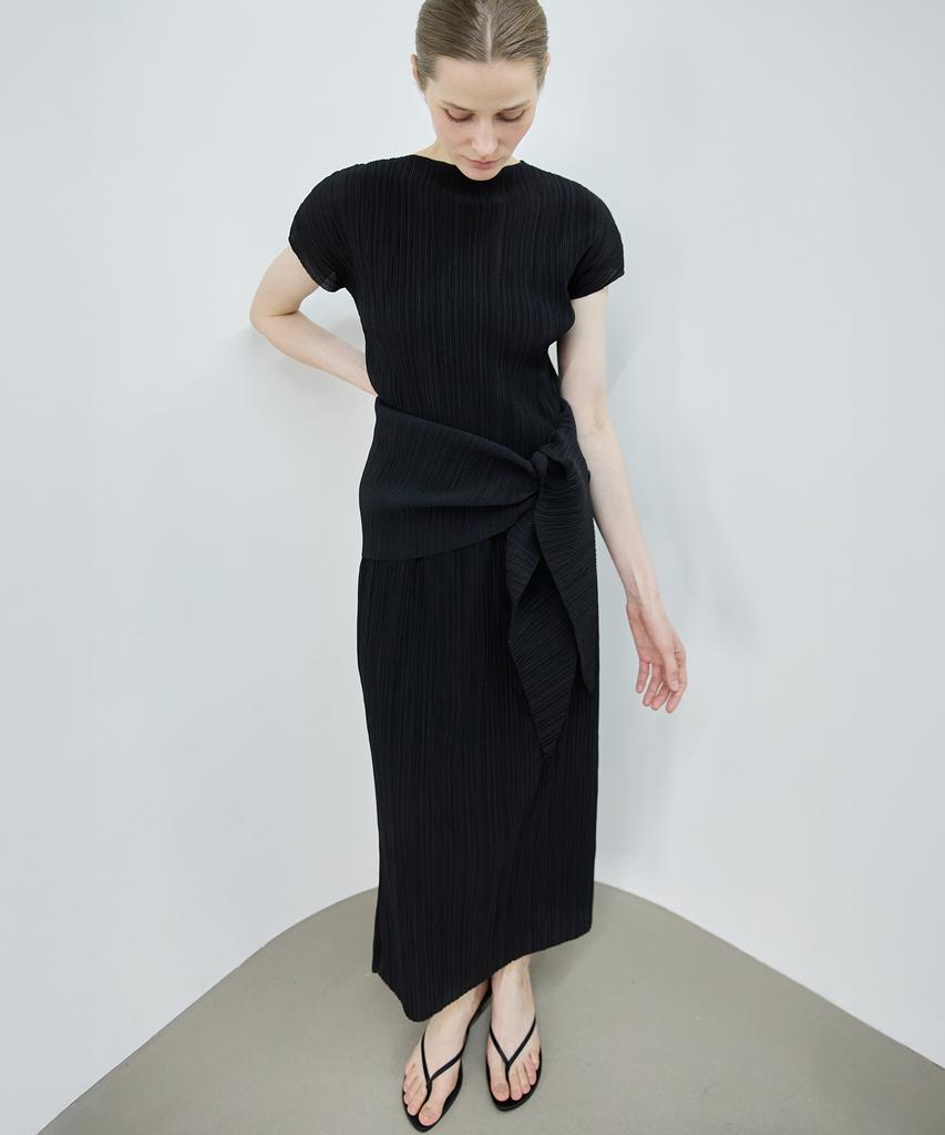 Nutopeu Pleated Wrap Set_Black