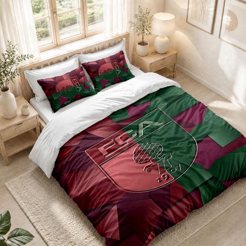 Bedding Set 1 Duvet Cover 2 Pillowcases FC Augsburg FC Print Bedroom Home Decoration