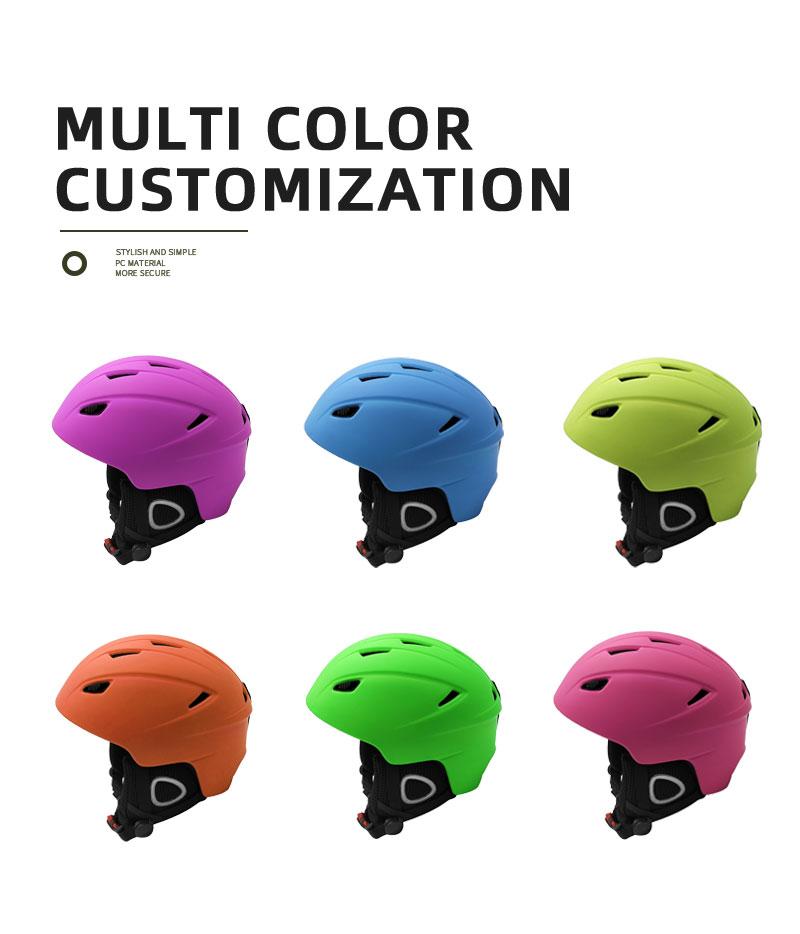 CE EN 1077 Certified Dual Sports Ski Helmet Snow Helmet with Protective Lens for Youth and Adults Winter Skiboard Helmet