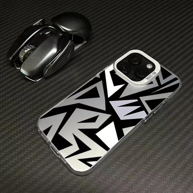Black Lightning Is Suitable for The Apple 15pro, Cool 14promax Phone Case, Creative 13, Niche 12/11/XS